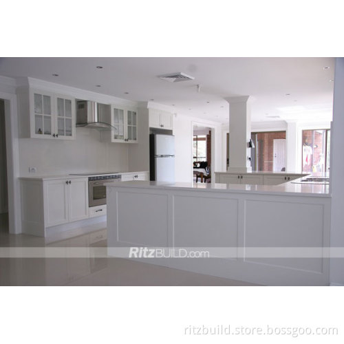 New Design White Colour High Gloss Kitchen Cabinet Wooden Furniture